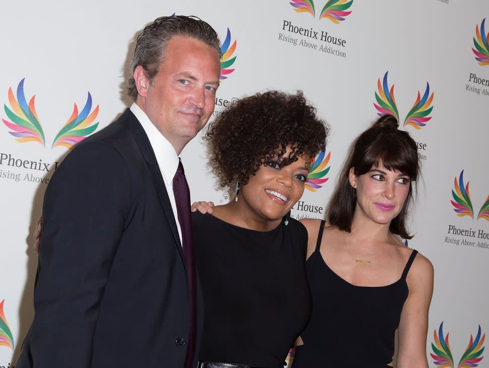 Matthew Perry, Yvette Nicole Brown and Lindsay Sloane