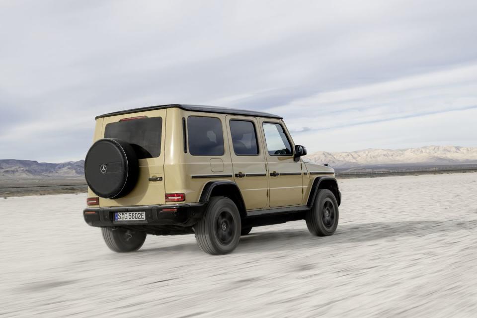 mercedes benz g 580 with eq technology press images