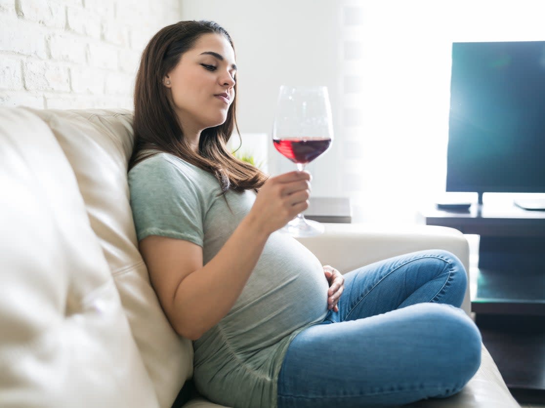 Women are already advised not to drink any alcohol while expecting a child (Getty Images/iStockphoto)