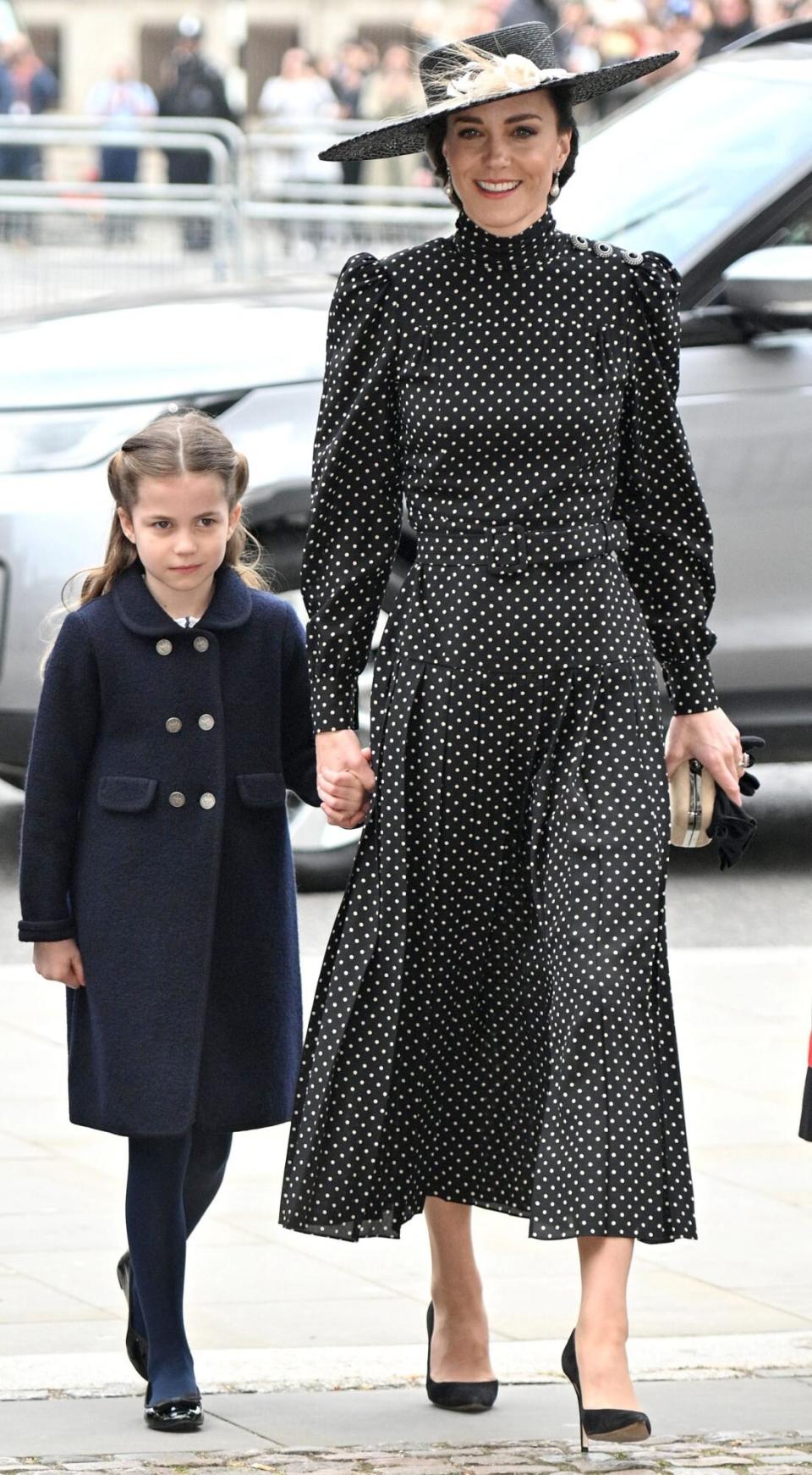 The Duchess of Cambridge and Princess Charlotte