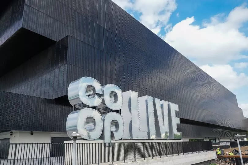Several big-name acts were forced to postpone their performances after the Co-Op Live arena's opening was temporarily delayed