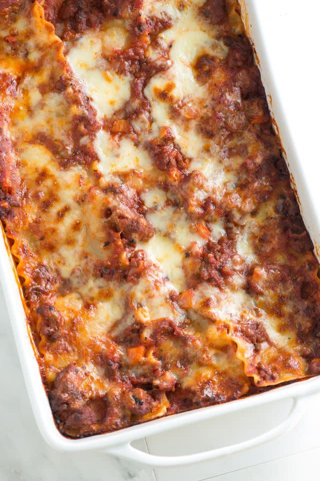 Cheesy Sausage and Beef Lasagna Recipe