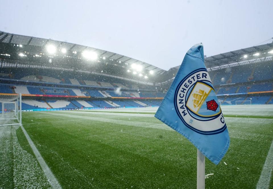 A Manchester City corner flag. PA/Nick Potts (PA Wire)