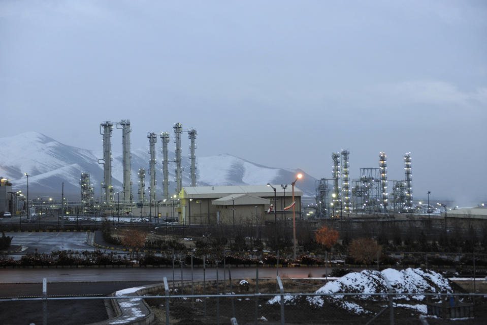 FILE - This Jan. 15, 2011 file photo shows the heavy water nuclear facility near Arak, Iran. Efforts to bring the United States back into the 2015 deal on Iran’s nuclear program are to step up a gear as Iran and the five world powers remaining in the accord meet in Vienna Tuesday April 6, 2021, while the U.S. is due to start indirect talks with Tehran. (AP Photo/ISNA, Hamid Foroutan, File)