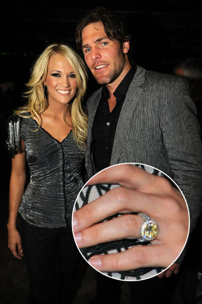 Celebrity Engagement Rings: Carrie Underwood