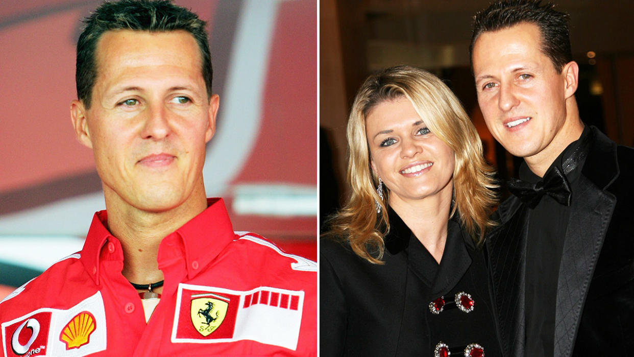 Michael Schumacher and wife Corrina, pictured here before his devastating accident.