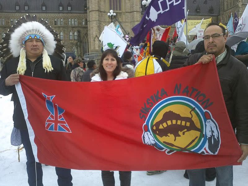 Protesta de Idle No More en Ottawa, la capital canadiense (Moxy - Wikimedia Commons)