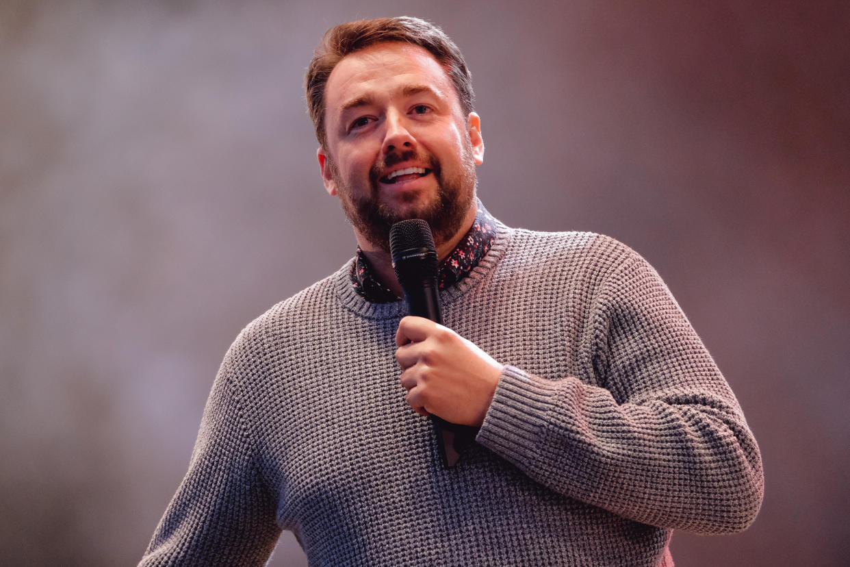 Jason Manford says he had an 'under-privileged' childhood. (Photo by Thomas M Jackson/Getty Images)