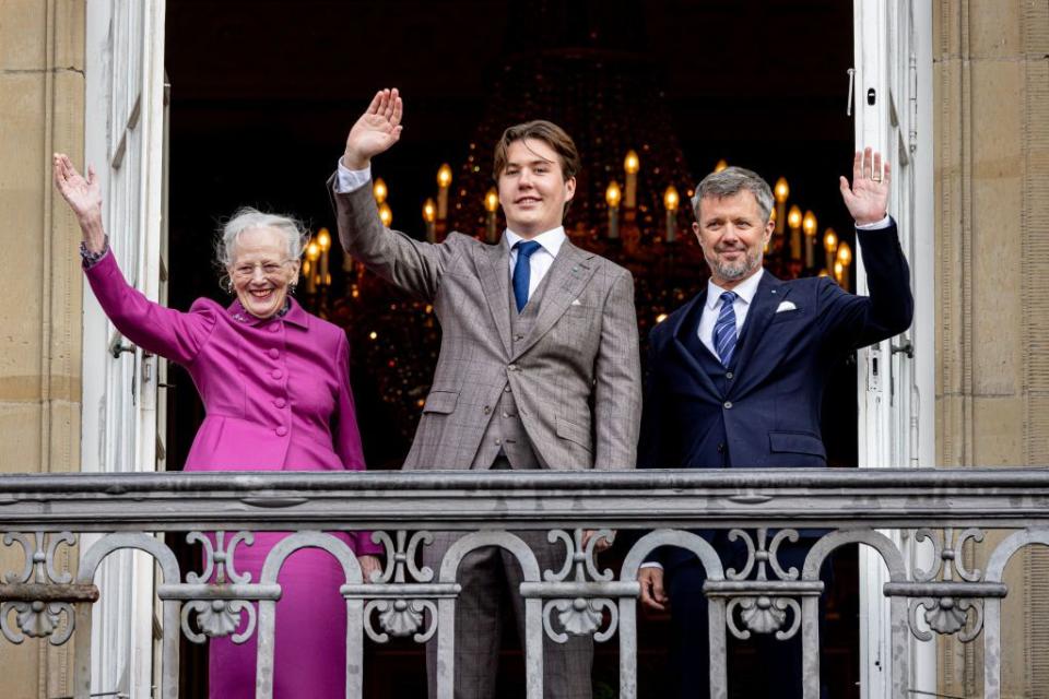 prince christian of denmark on his 18th birthday in copenhagen