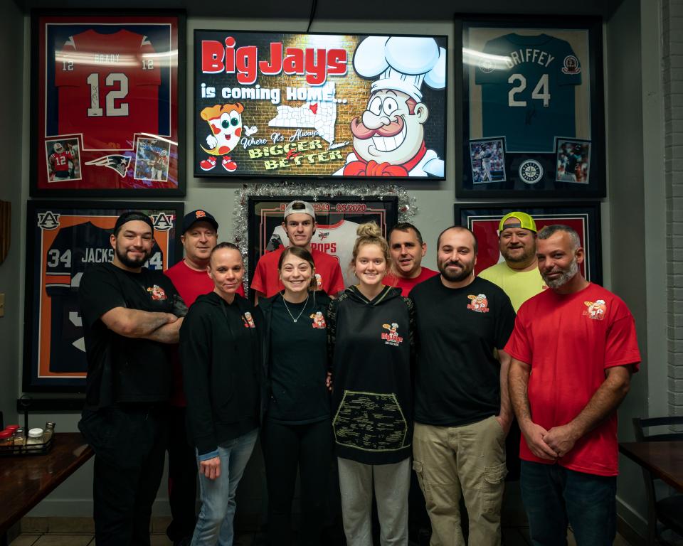 A view of the crew at Big Jay's Pizzeria's Marcy location on Wednesday, November 30, 2022.