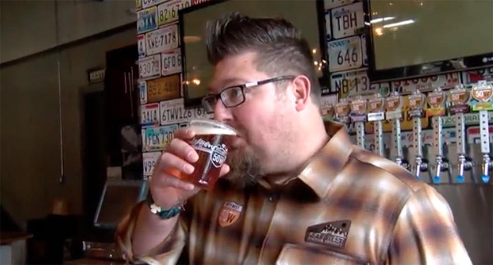 Del Hall, who works for a brewing company in Ohio, US, is set to drink an assortment of beer for breakfast, lunch, and dinner for the 46 days of Lent. Source: Fox 6 News