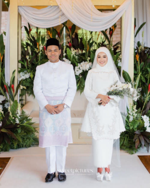 Ernie and Syamel previously announced their marriage on 26 March