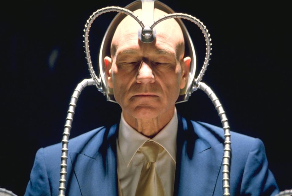 So kennt man Professor Xavier (Patrick Stewart) aus zahlreichen "X-Men"-Filmen: als alten, weisen und bestens vernetzten Mutanten-Anführer. (Bild: Fox)