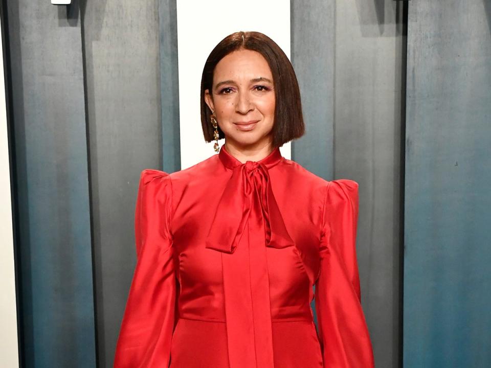 Maya Rudolph at the 2020 Vanity Fair Oscar Party on 9 February 2020 in Beverly Hills, California (Frazer Harrison/Getty Images)