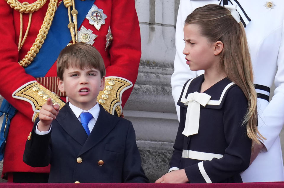 Charlotte et Louis à Buckingham