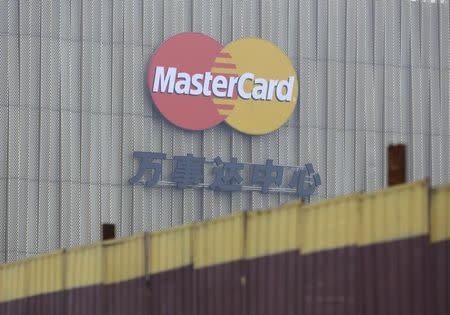 A logo of Mastercard is seen at the Mastercard Centre in Beijing, October 30, 3014. REUTERS/Jason Lee