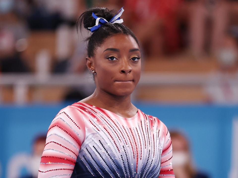 Simone Biles says she is 'still scared to do gymnastics' after getting