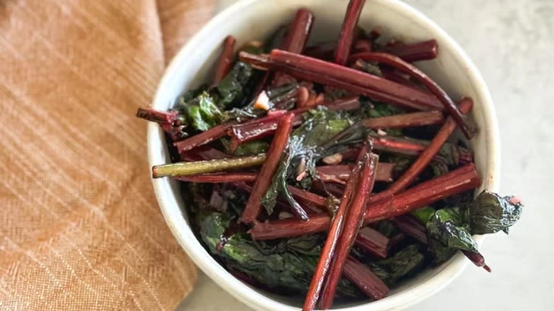 sautéed beet greens