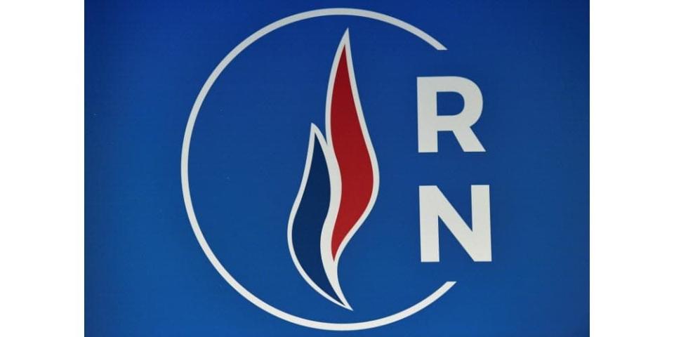 Le logo du Rassemblement national - AFP