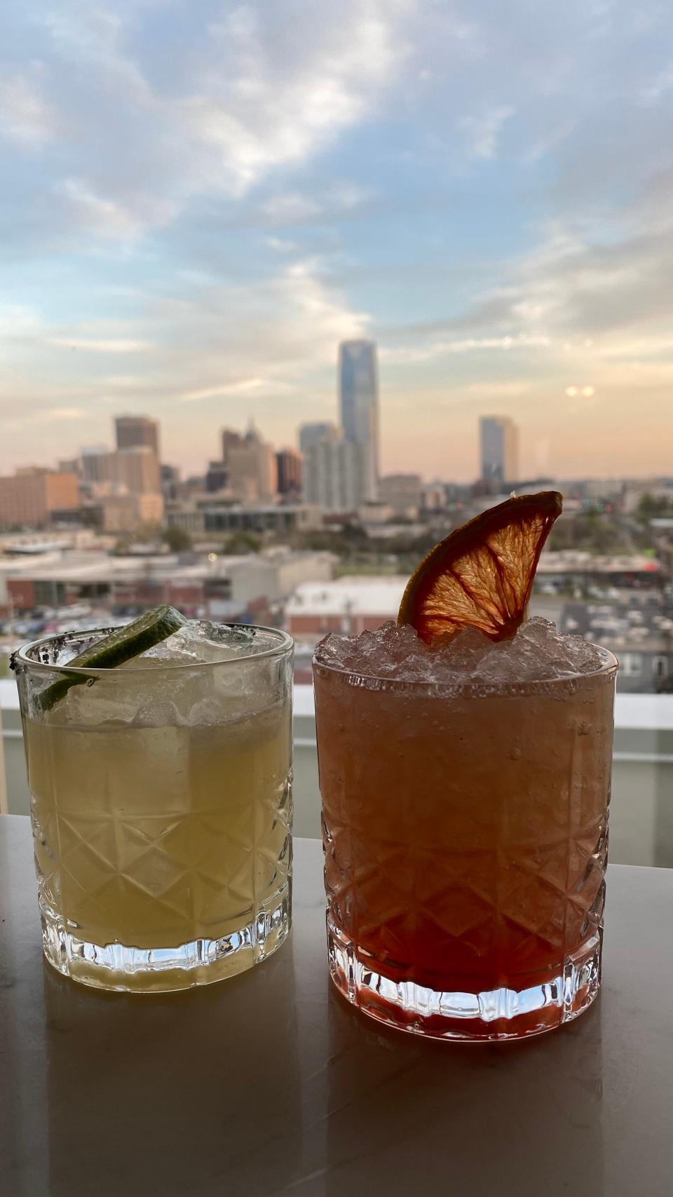 The view from the O Bar at Oklahoma City's Ambassador Hotel.