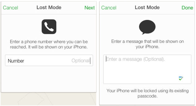 Find My iPhone Lost Mode