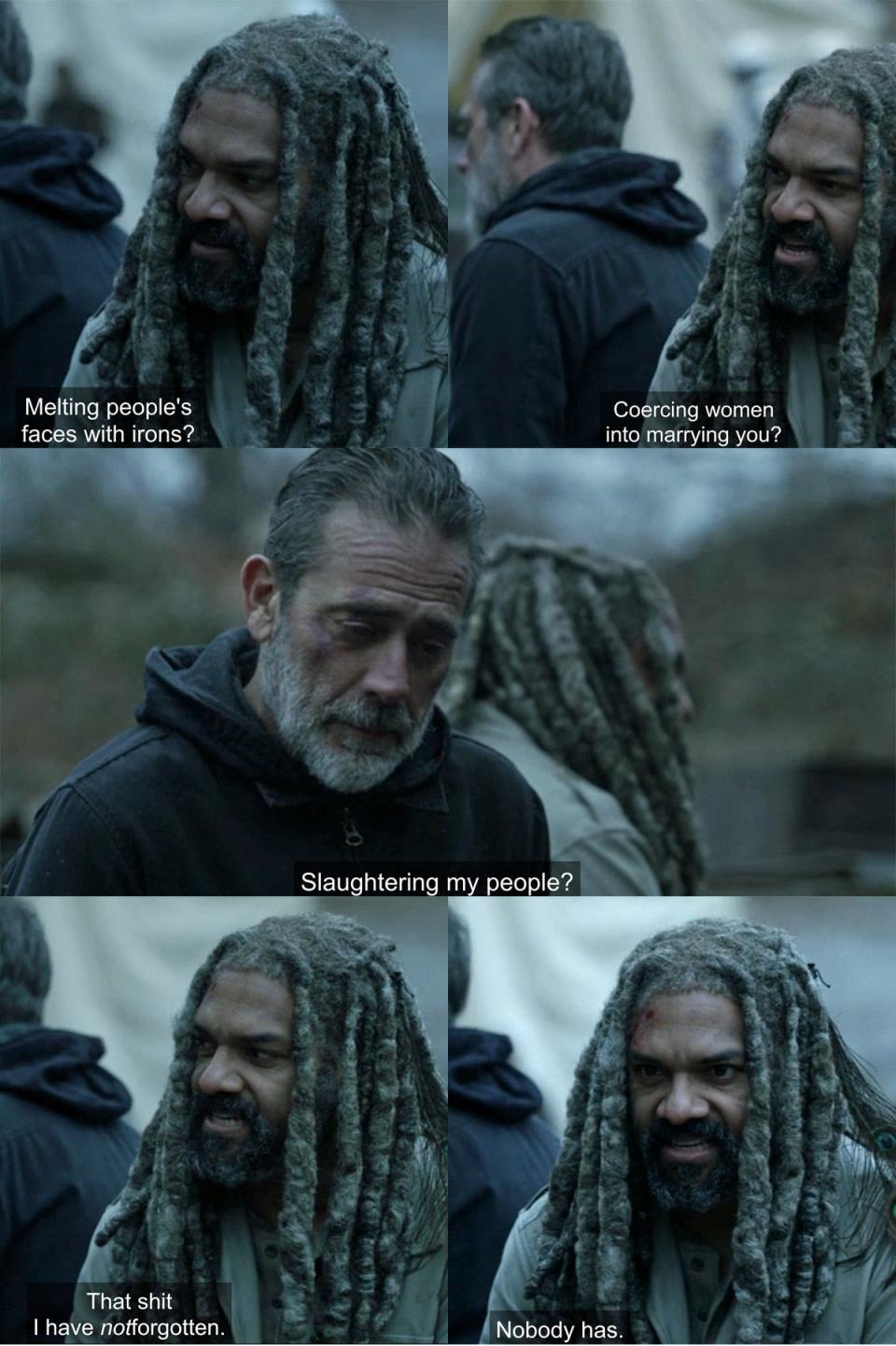 TWD 1121 Ezekiel and Negan