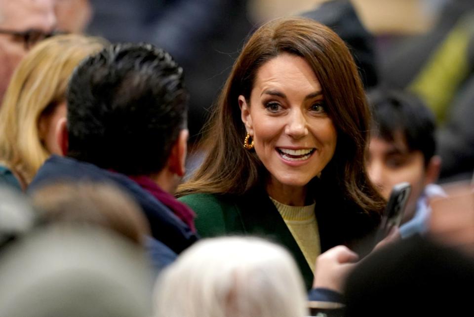 he Princess of Wales in Kirkgate Market in Leeds, West Yorkshire (PA)