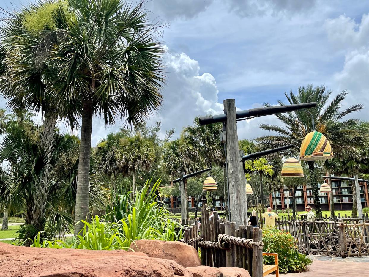 external shot of animal kingdom lodge