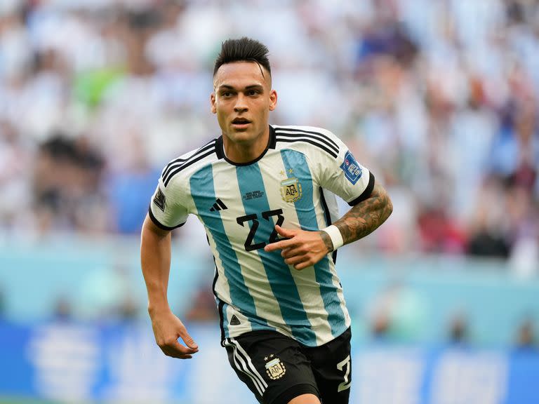 Lautaro Martínez todavía no pudo marcar ningún gol en el Mundial Qatar 2022