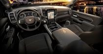 <p>The interior continues the brand-wide uptick in quality and refinement started by the recently redesigned Ram 1500, emphasizing a new instrument panel, upscale materials, and a revised HVAC system that moves a higher volume of air while simultaneously reducing noise.</p>