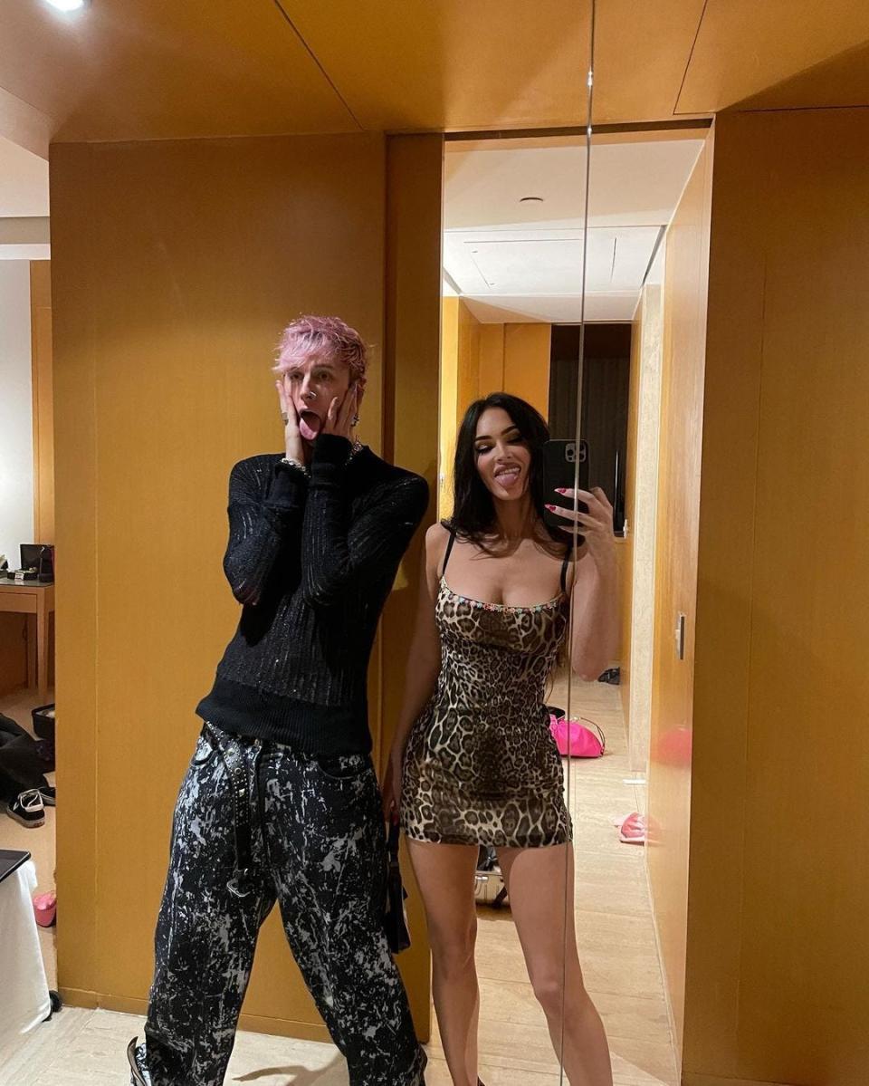 3) Megan Fox and Machine Gun Kelly in Brazil, March 2022