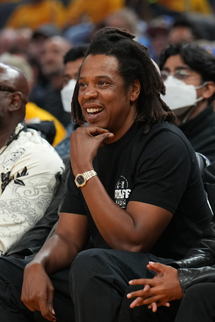 Jay-Z at the NBA Finals