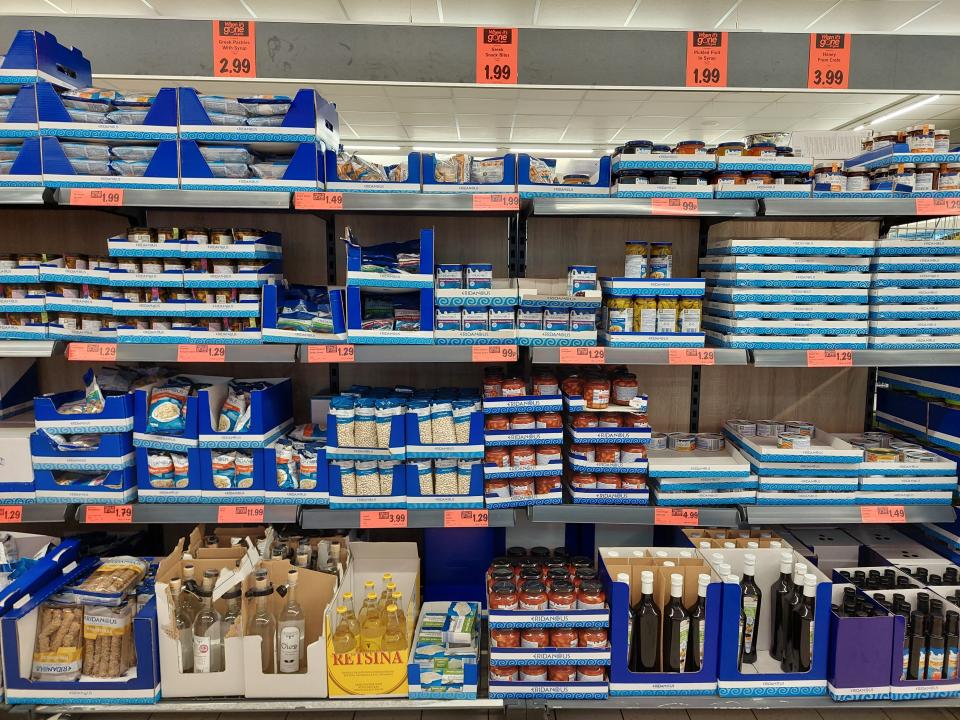 A Lidl store near Peckham, London, UK