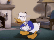 <p>Donald's first voice was performed by Clarence Nash, who voiced him for 50 years. Nash voiced Donald for the last time in Mickey's Christmas Carol in 1983. Since Nash's death in 1985, Donald's voice has been performed by Disney animator, Tony Anselmo, who was mentored by Nash for the role. </p>