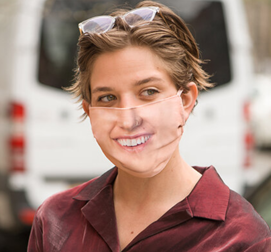 Custom Smile Mask. (Photo: Cool for School Photo)