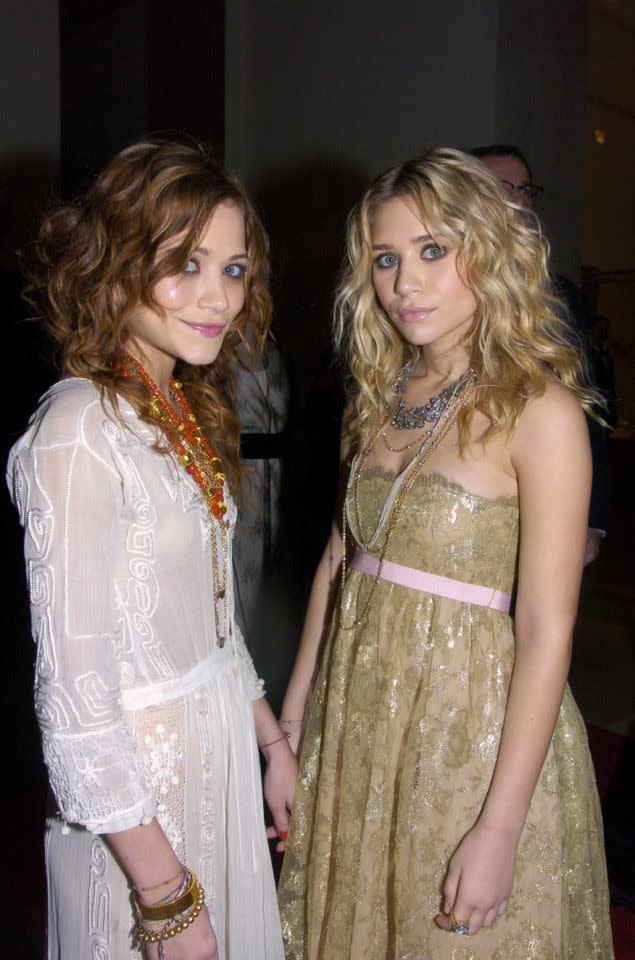 Mary-Kate and Ashley Olsen at the Met Gala, 2005