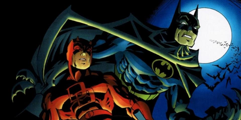 Cover art by Scott McDaniel from the 1997 Daredevil/Batman one-shot comic.