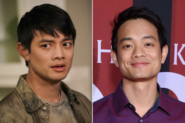 <p>Everett, Stewart Cook/Getty</p> Osric Chau on Supernatural and in 2019