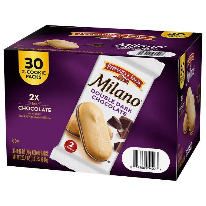 Milano Cookies, Double Dark Chocolate