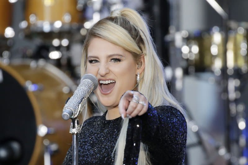 Meghan Trainor performs on "Today" in 2019. File Photo by John Angelillo/UPI