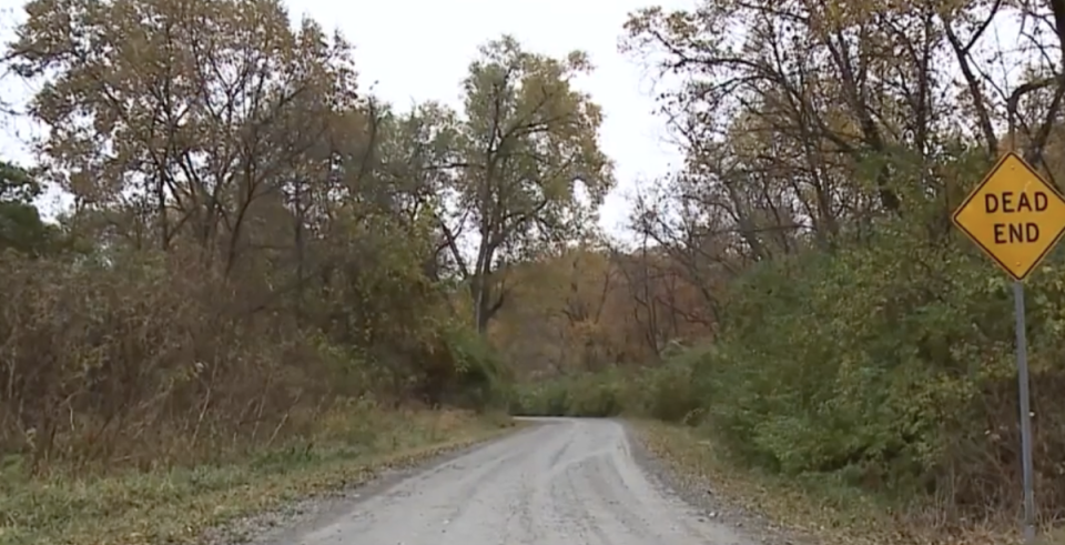 Area near the well where Lucy Studey said that  her father allegedly buried the bodies (KVTV/Screengrab)