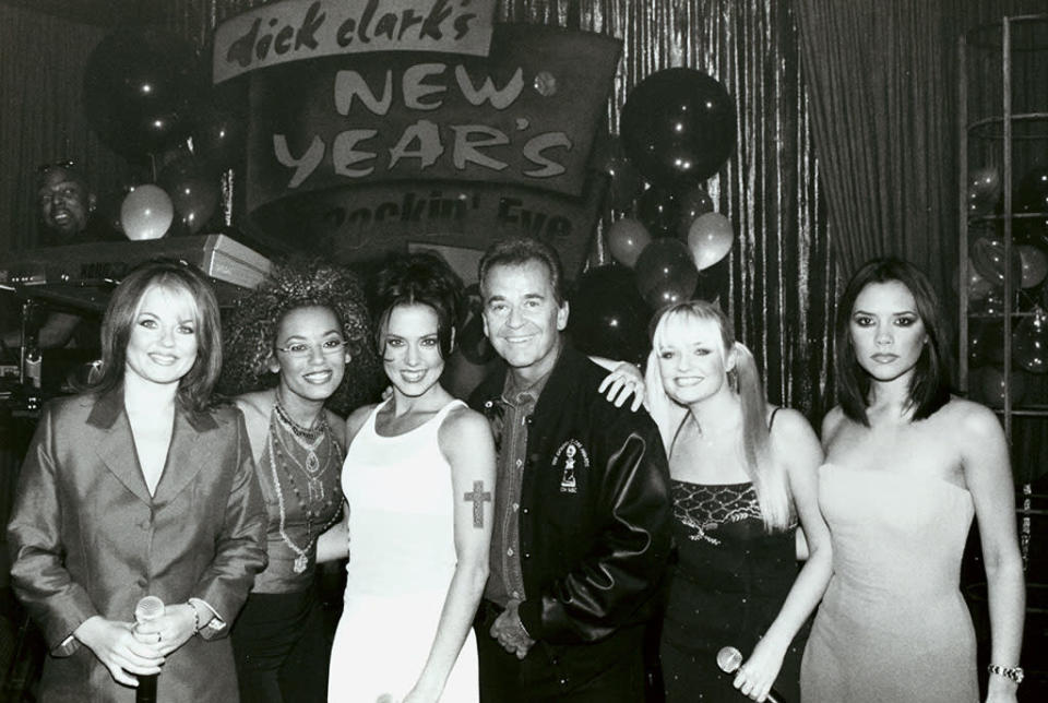 NYRE 1998 Spice Girls with Dick Clark