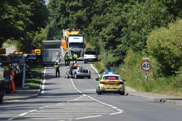 The Argus: A Mini appears to have been cut open to get someone out