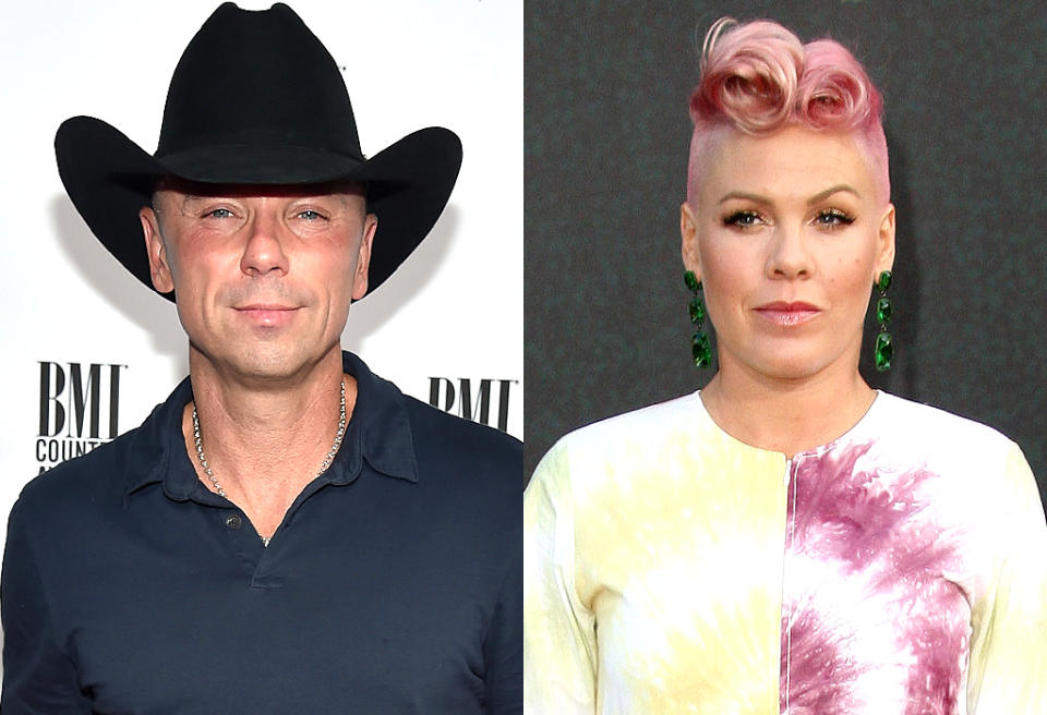 Kenny Chesney and P!nk will take Best Country Duo/Group Performance for their No. 1 country hit, “Setting the World on Fire.”