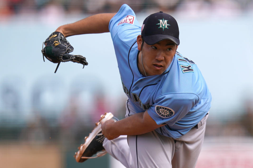 Will rooke Yusei Kikuchi be the Mariners new opening day starter? (Photo by Masterpress/Getty Images)