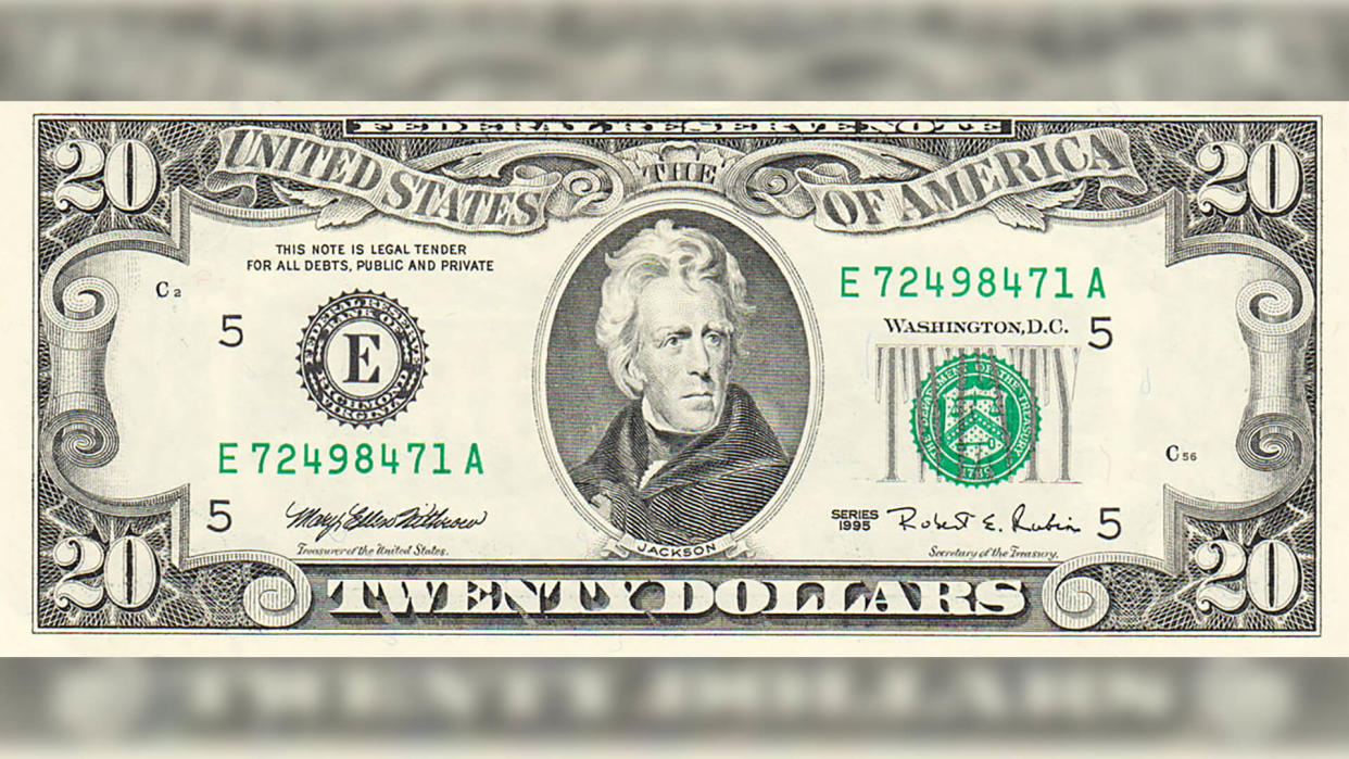 US $20 1995 Series