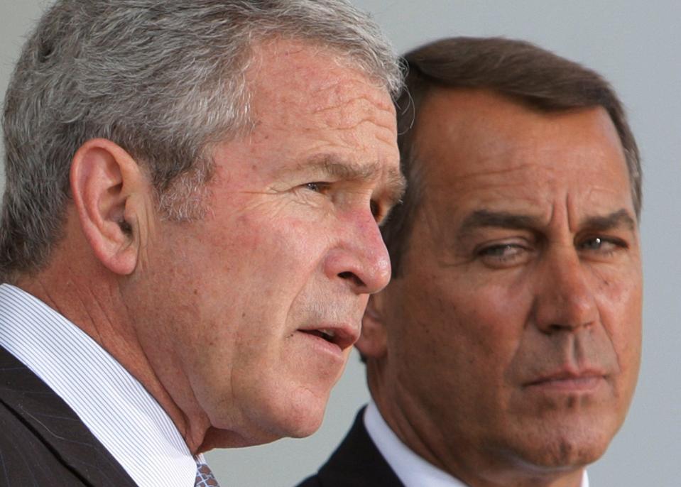 John Boehner says he regards George W. Bush as a brother.