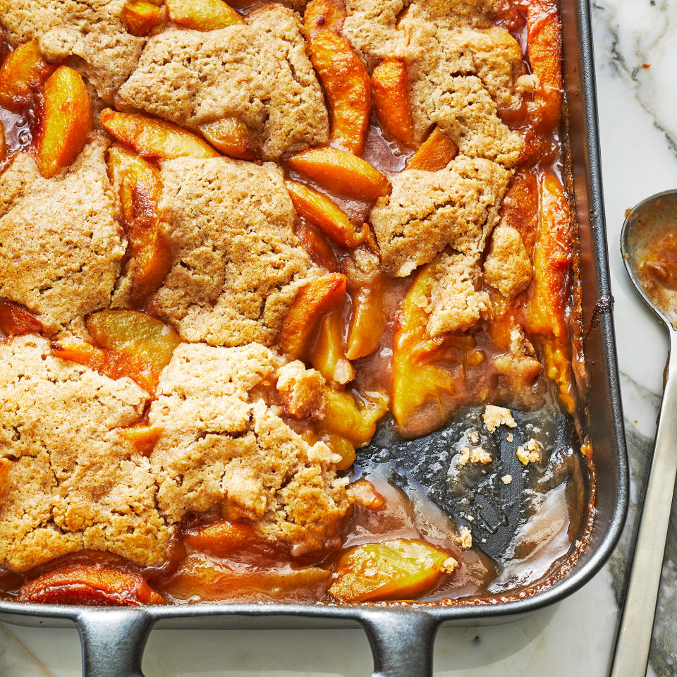 Vegan Peach Cobbler