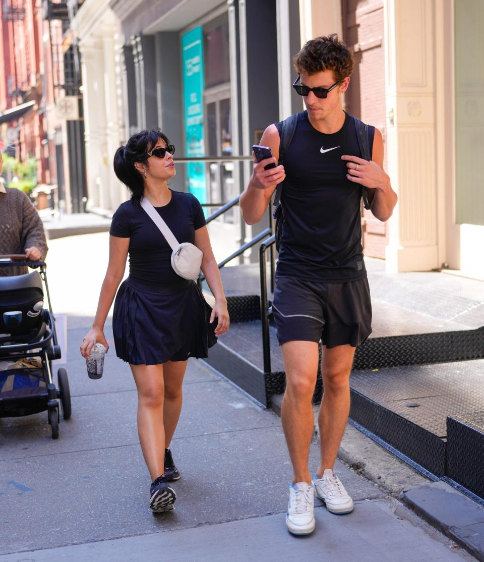 Camila Cabello y Shawn Mendes en Nueva York en mayo del 2023.