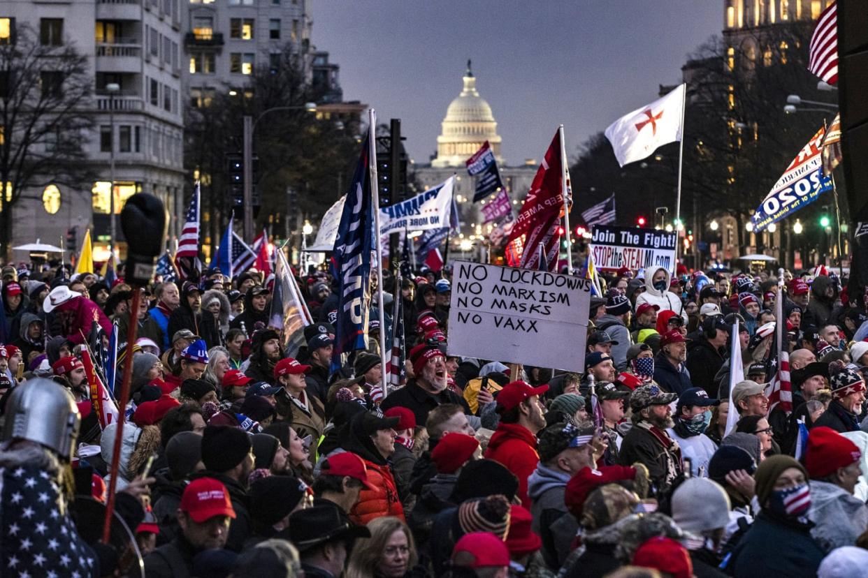 Image: Trump Supporters Rally In Freedom Plaza In Washington, DC (Samuel Corum / Getty Images)
